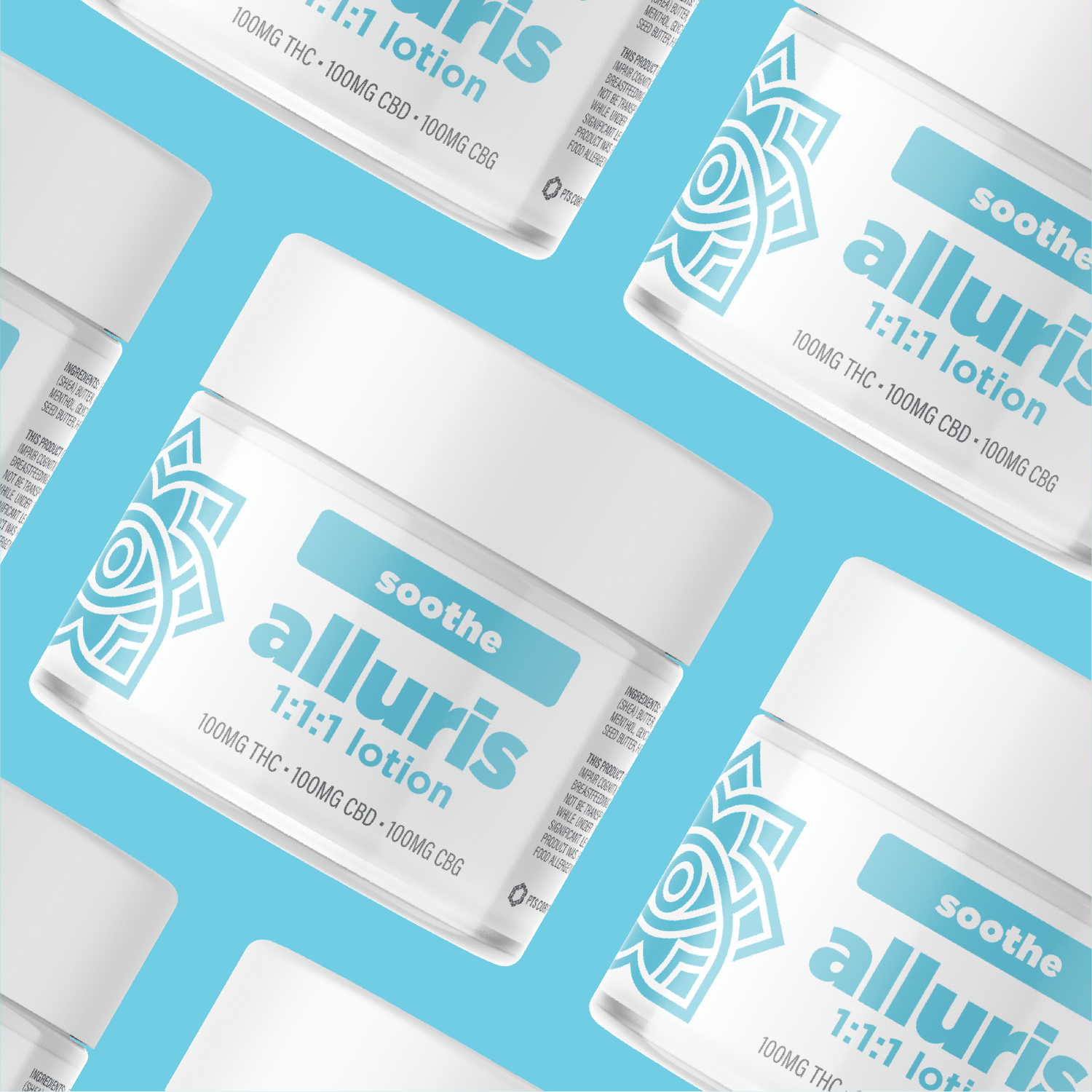 Photograph of product: Lotion 1:1:1 TH-oui/CBD/CBG | Topical [3oz]