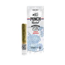Photograph of product: [Punch] Rocket Live Rosin Infused Preroll - 1.6G - Lucky Dragon x NYCZ