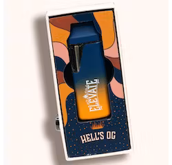 Photograph of product: Hell's OG | 0.5g | Disp. Vape | Elevate