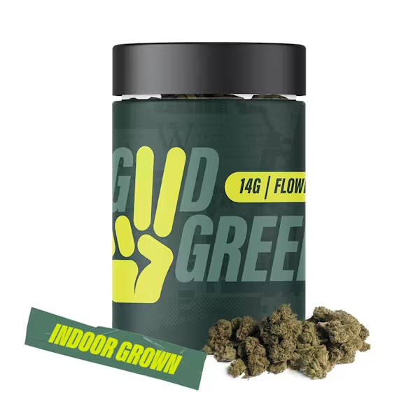Photograph of product: Good Green | Sour Diesel | 3.364% terps - 14g