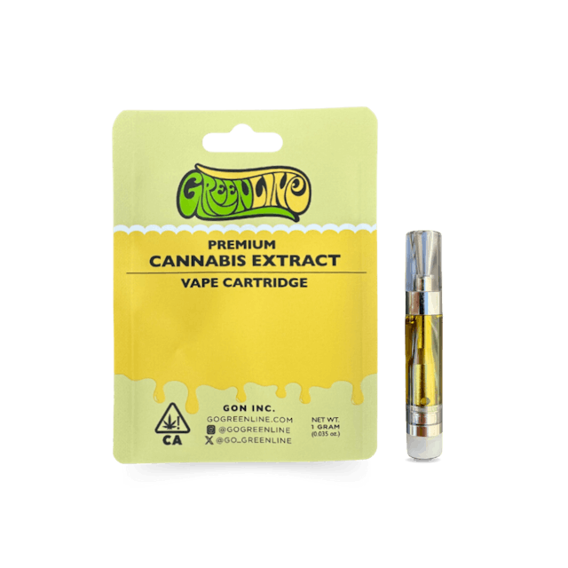 Photograph of product: Banana Kush Cartridge - 1g - 