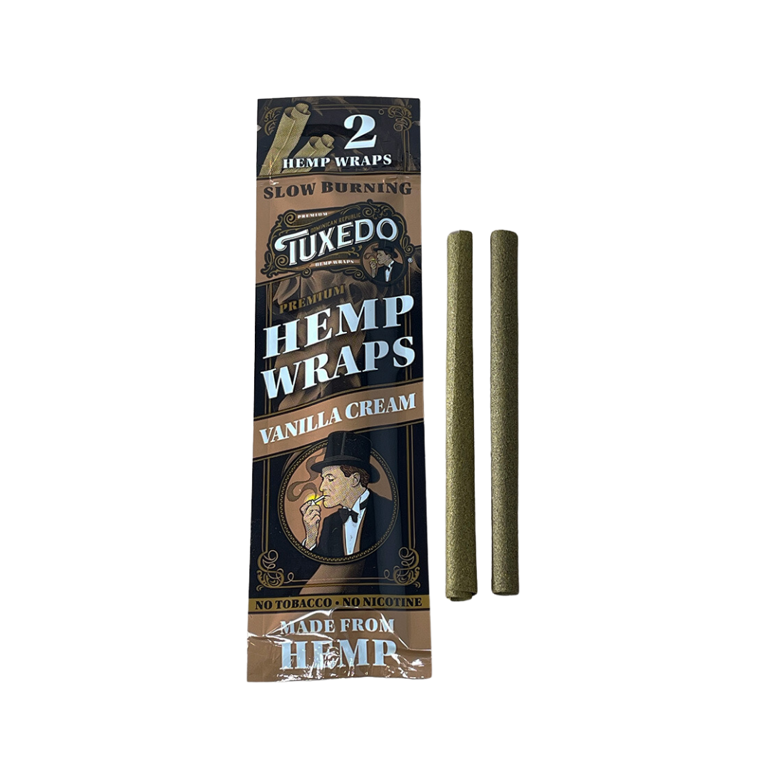 Photograph of product: Tuxedo Hemp Wrap (Vanilla Cream)