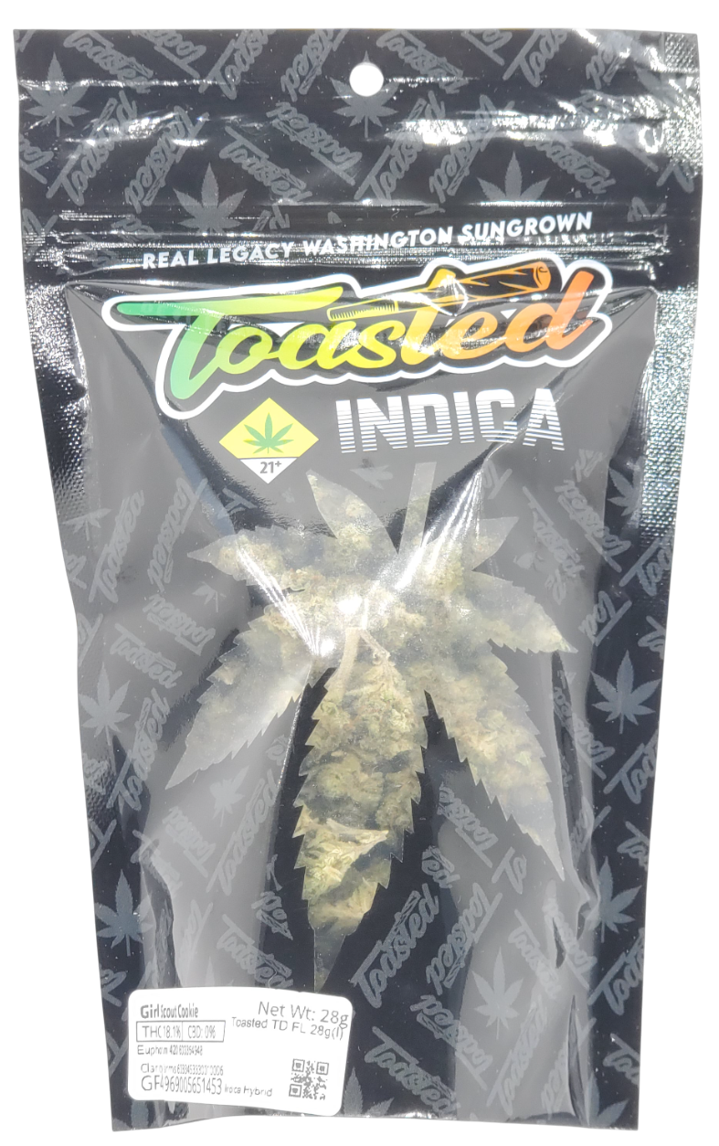 Photograph of product: Toasted Girl Scout Cookie - 14g