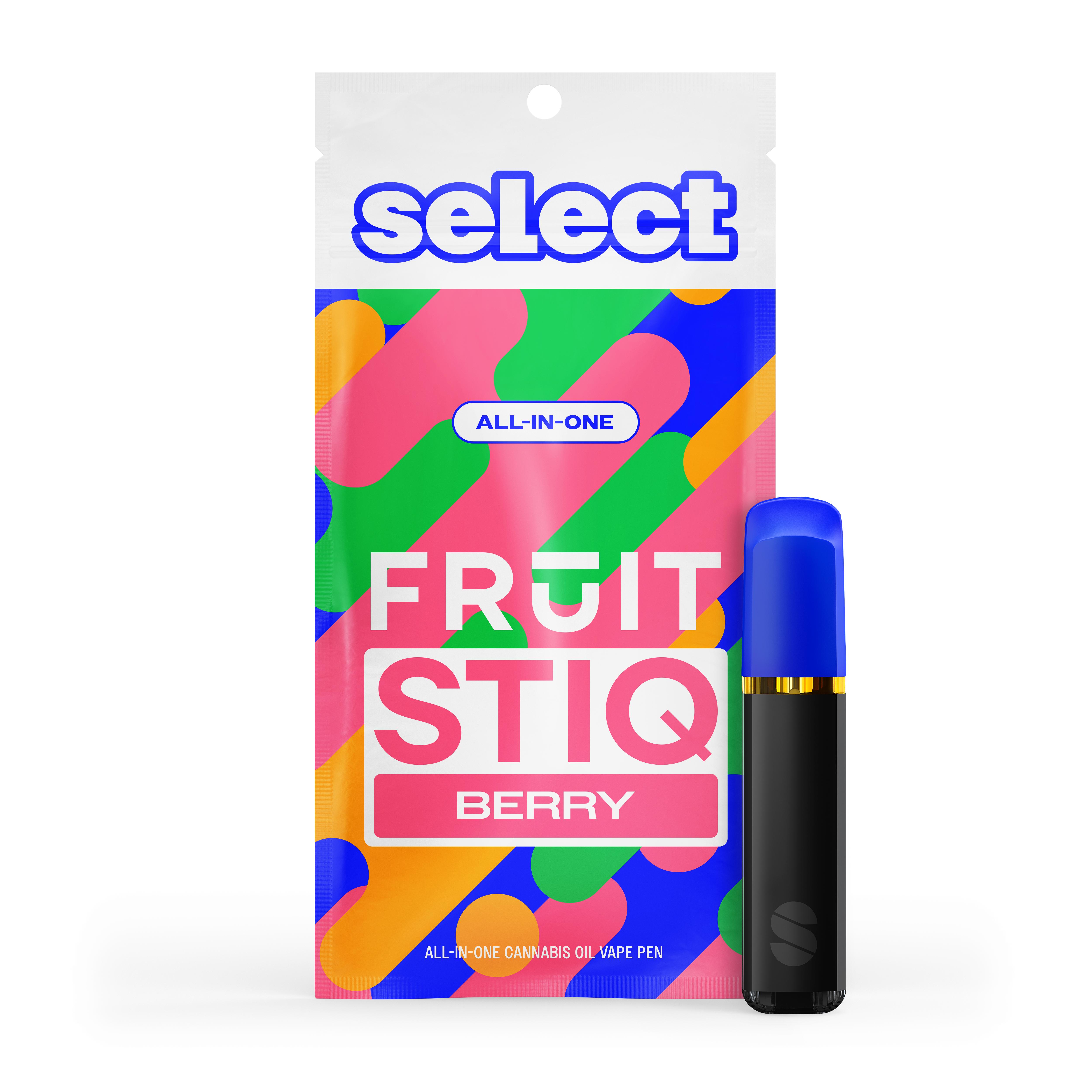 Photograph of product: Sweet Strawberry Fruit Stiq All-in-One Vaporizer 1g
