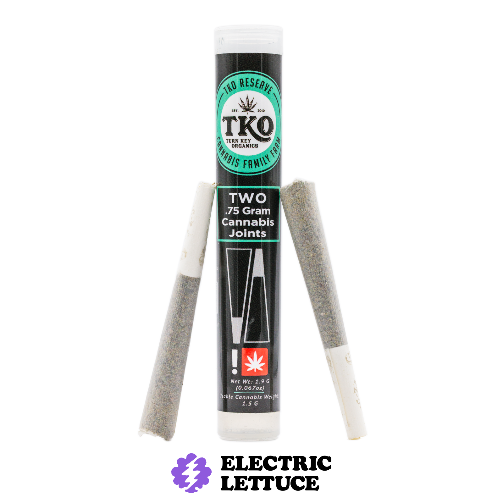 Photograph of product: TKO Reserve Midnight Jam 2pk Pre-Roll .75g