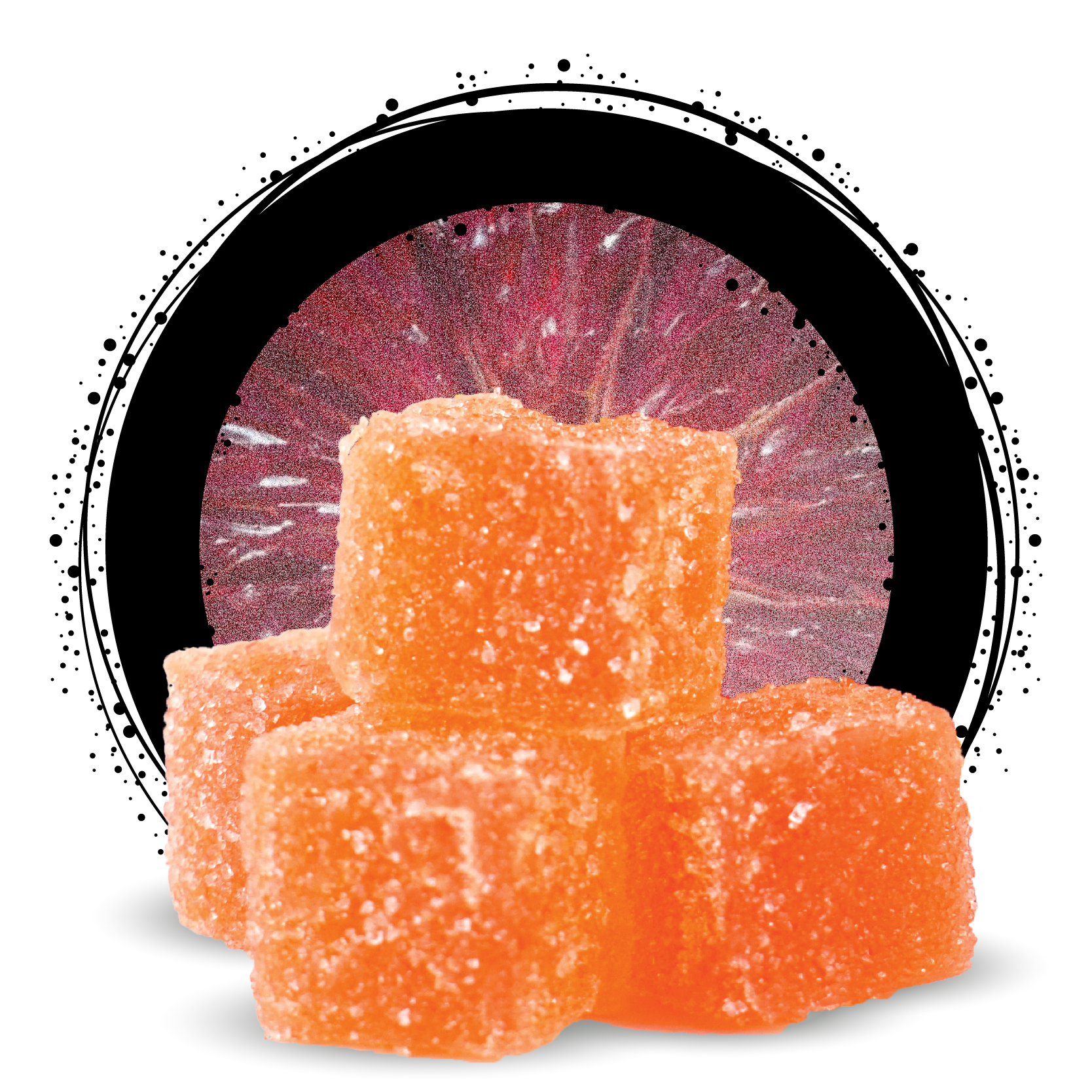 Photograph of product: Ozone - Blood Orange Soft Chews 100mg