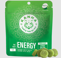 Photograph of product: Energy Citrus Splash Gummies | 100MG 20PK (TAX INCLUDED)