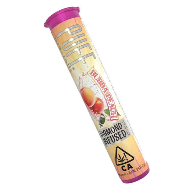 Photograph of product: Bubba Peach Infused 1g Pre-Roll - 