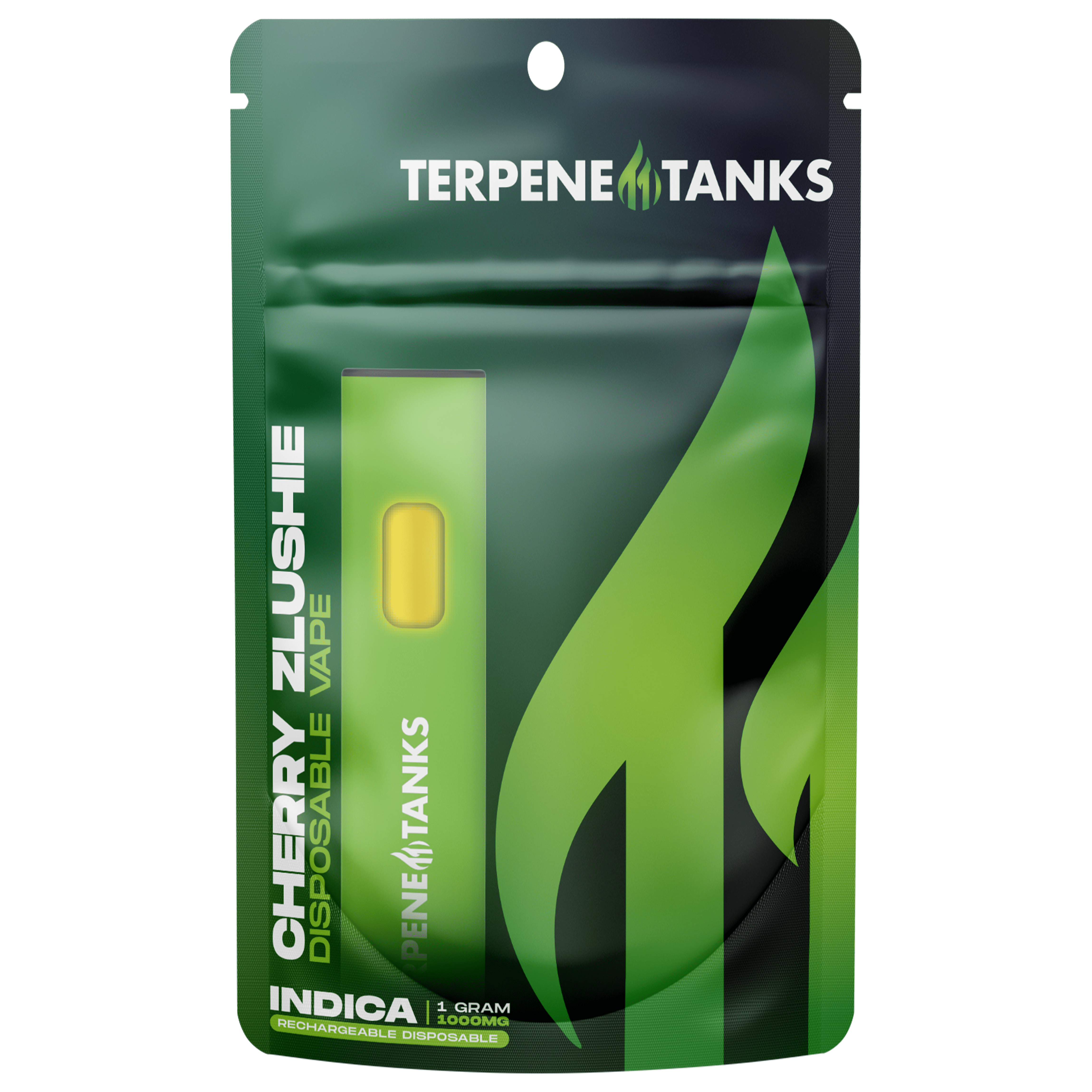 Photograph of Product: Terpene Tanks Cherry Zlushie All-In-One Vape Rec