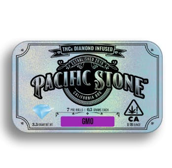 Photograph of product: Pacific Stone Diamond Infused Prerolls 0.5g Oui'd GMO 7-Pack 3.5g - 