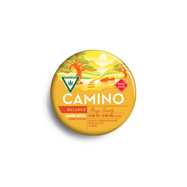 Photograph of product: Mango | Gummies 200MG | 20MG TH-oui: 20MG CBD | Camino