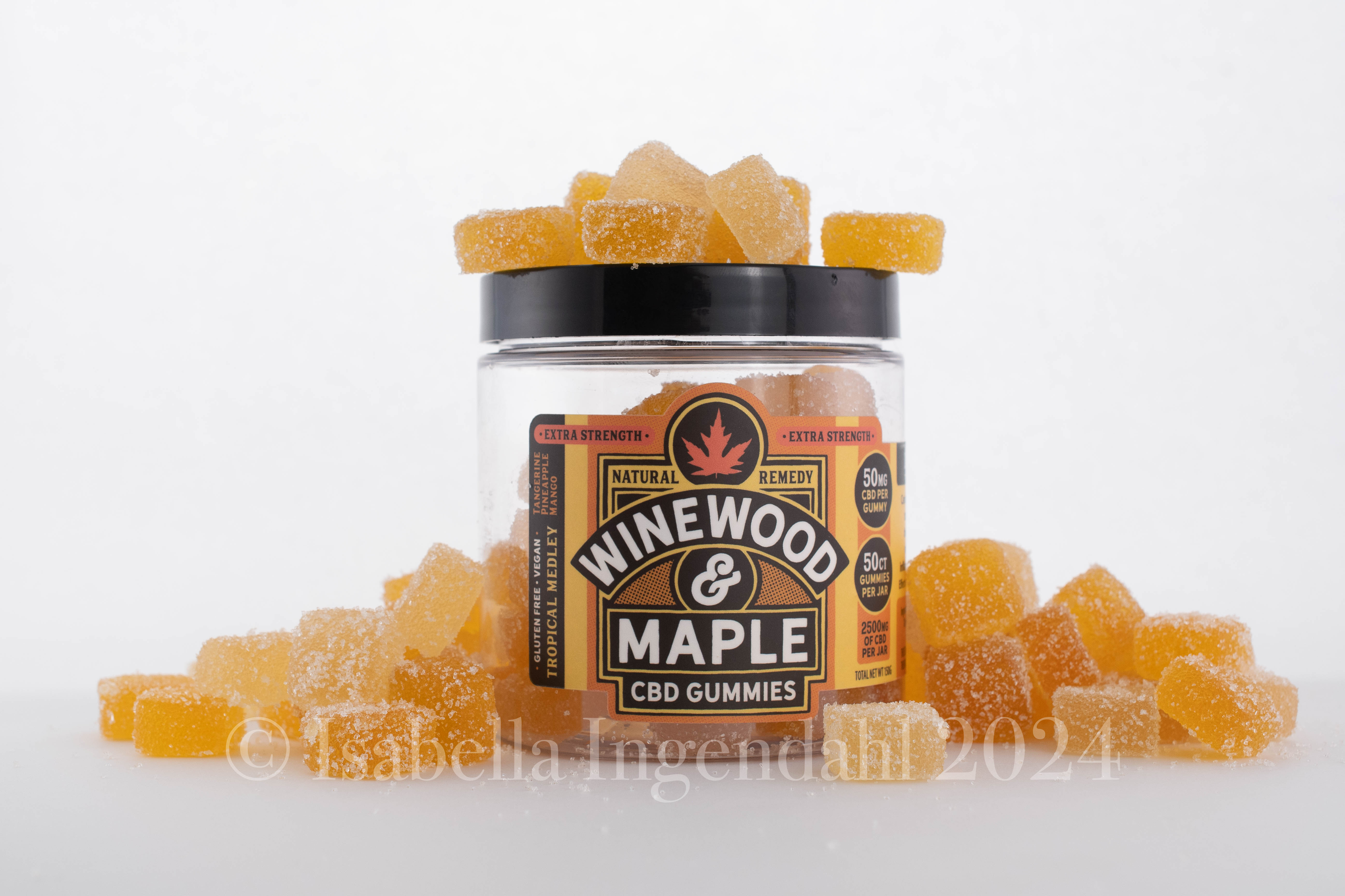 Photograph of product: CBD Gummies | Tropical Medley | 50 Pack [50mg/ea]