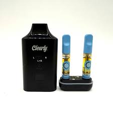 Photograph of product: Clearly Too Ripped Emerald Triangle Double 510 Thread Cartridge Battery (Various Designs) $40