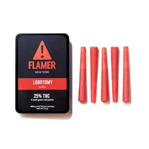 Photograph of product: Flamer-5pk Pre roll (0.5g)-Lobotomy-Oui'd