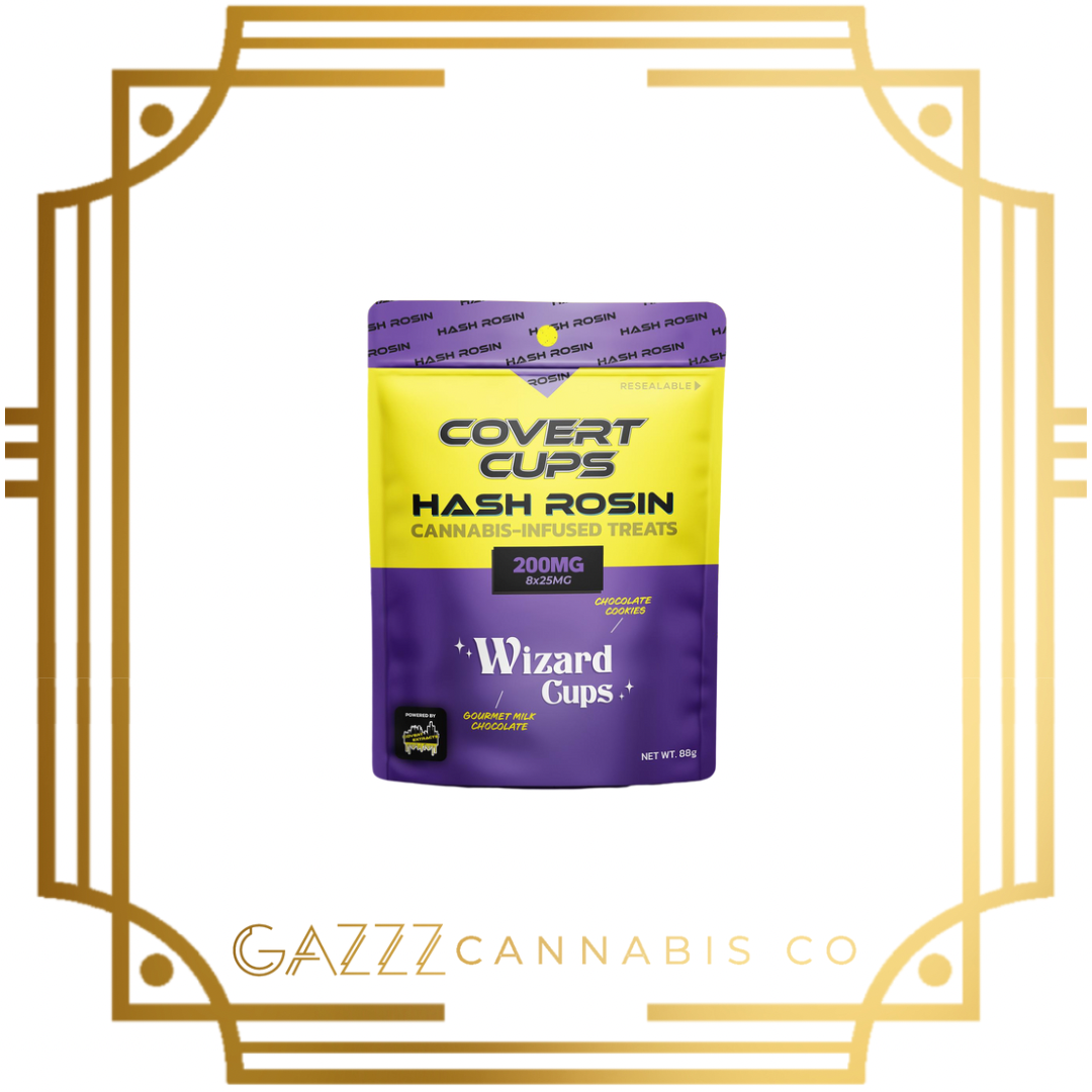 Photograph of product: Edible | Covert Cups | Chocolate 200mg | 8-Pck - Peanut Buter Cup