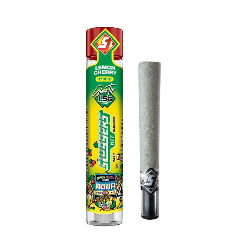 Photograph of product: Lemon Cherry Gelato - (Infused Joint) 1.5g (H) - Sluggers