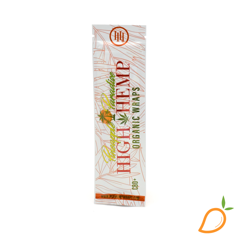 Photograph of product: $1.99 Pineapple Paradise 2pk Organic Wraps High Hemp