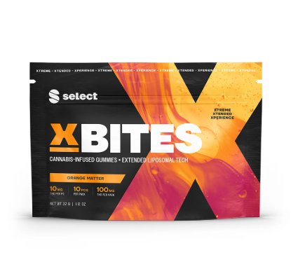 Photograph of product: Orange Matter X-Bites (10mg/100mg) (Select)