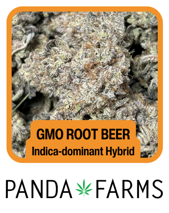 Photograph of product: [REC] Panda Farms | GMO Root Beer | 3.5g Flower