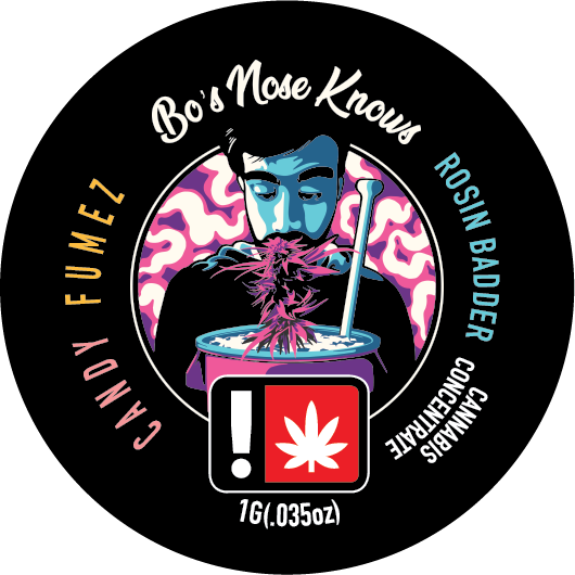 Photograph of product: Bo's Nose Know's - Candy Fumez - Live Rosin