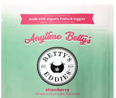 Photograph of product: Betty's Eddies | Anytime Strawberry | 1pk/50mg