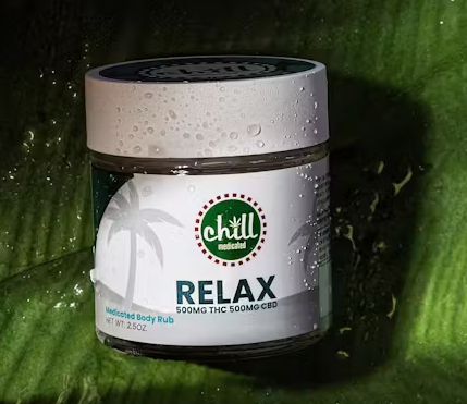 Photograph of product: Topical | Relax | 500mg:500mg | Chill