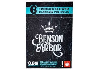 Photograph of product: Benson Arbor - Grease Monkey - Preroll 6 Pack