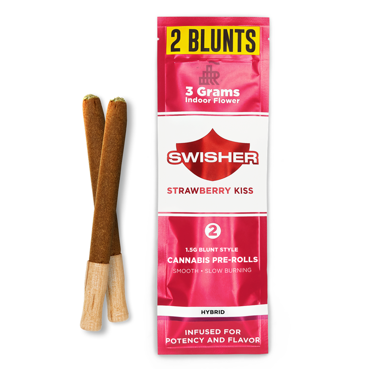 Photograph of product: Strawberry Kiss | Infused | Blunts | 2pk