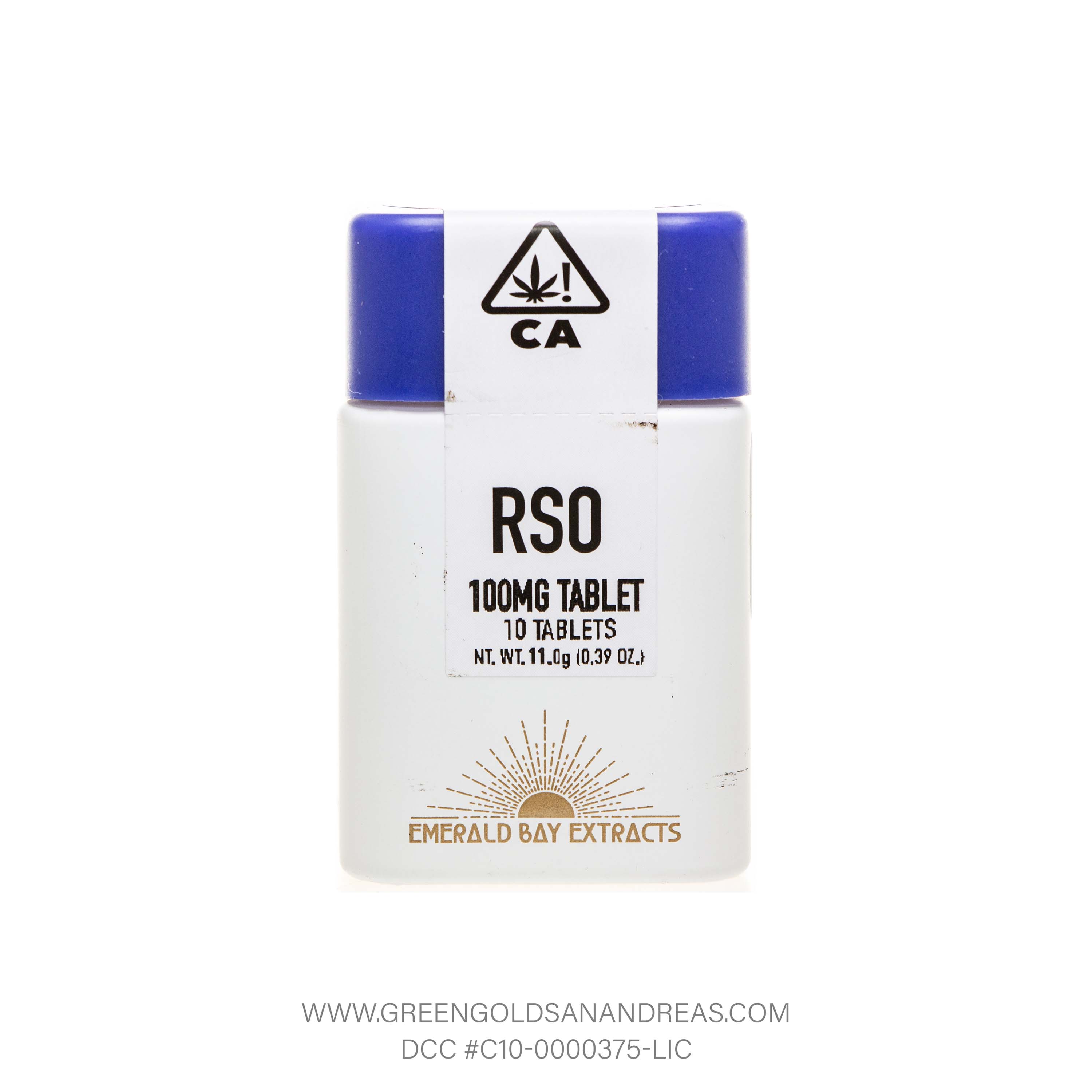 Photograph of product: Emerald Bay Extracts | Mule Fuel RSO Tablets (10 Pack - 1000mg TH-oui)