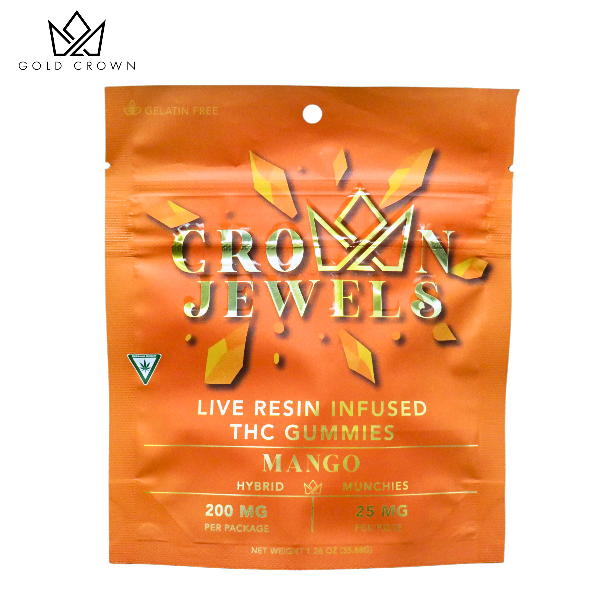 Photograph of product: Crown Jewels 200mg - Mango | 25mg each