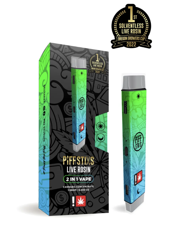 Photograph of product: Piff Stixs | Pink Kandy / Gas Face - 2'n'1 (1g) AIO