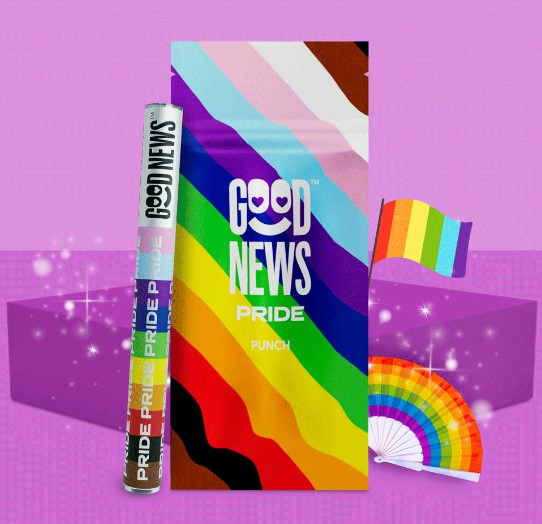 Photograph of product: Pride - Disposable Vape - Good News