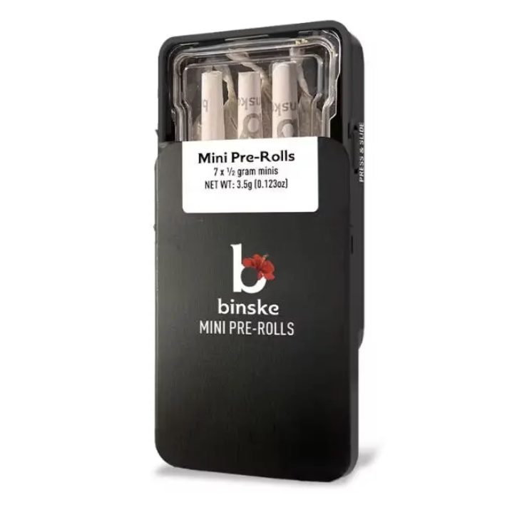 Photograph of product: BINSKE Pre-Roll 3.5g: Double Baked Cake 7pk