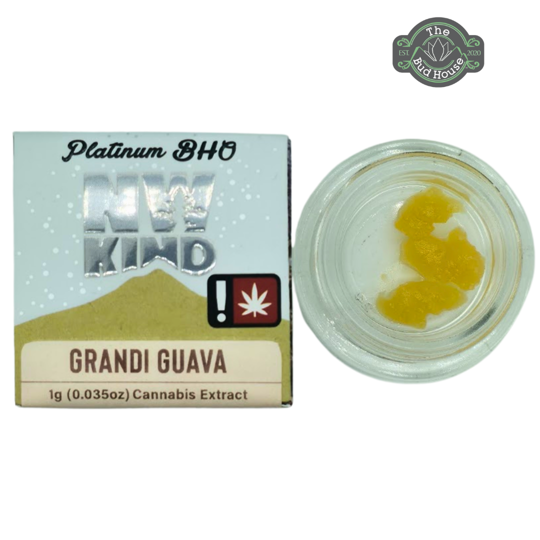 Photograph of product: NW KIND 1g GRANDI GUAVA Platinum BHO Badder