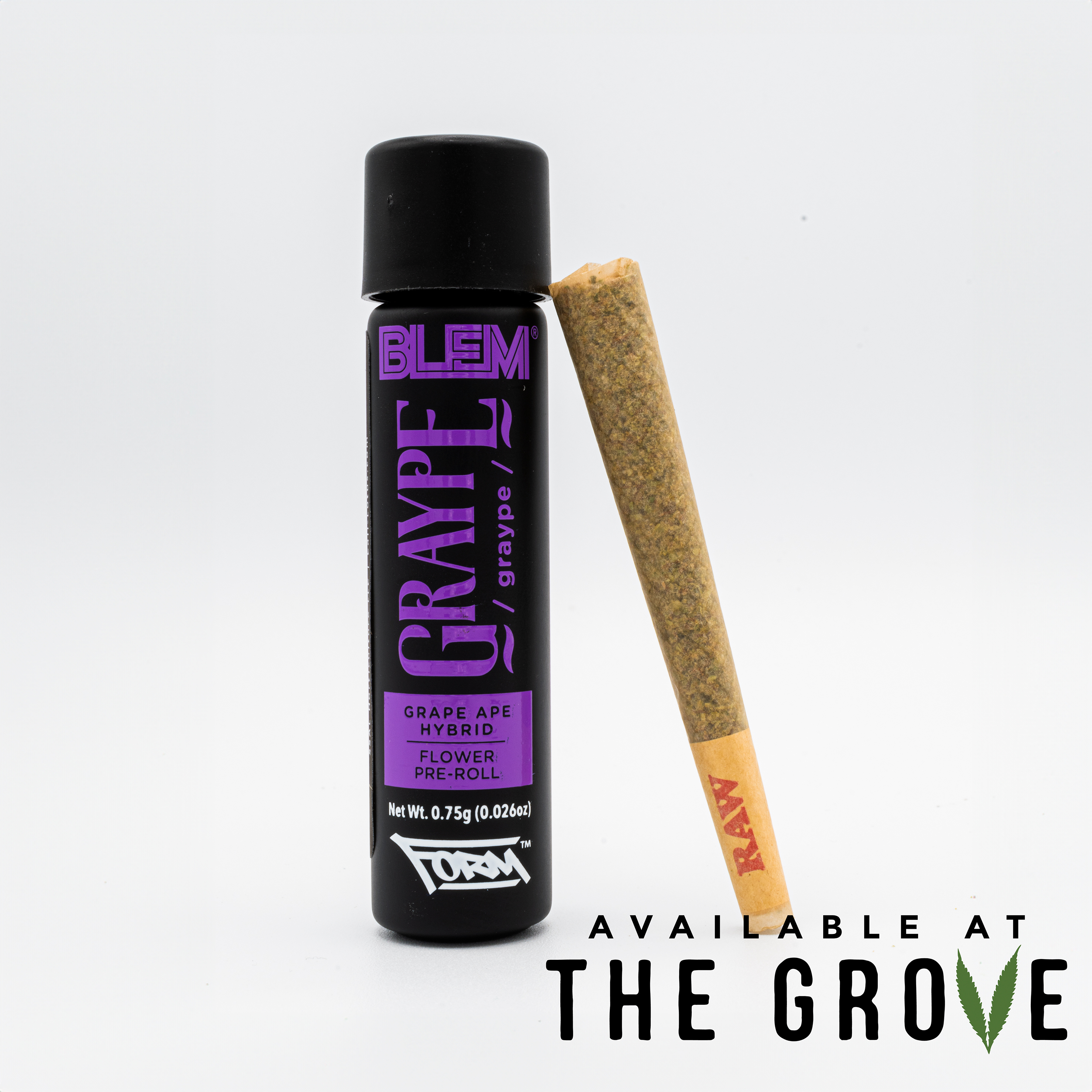 Photograph of product: BLEM | GRAYPE .75g Pre Roll