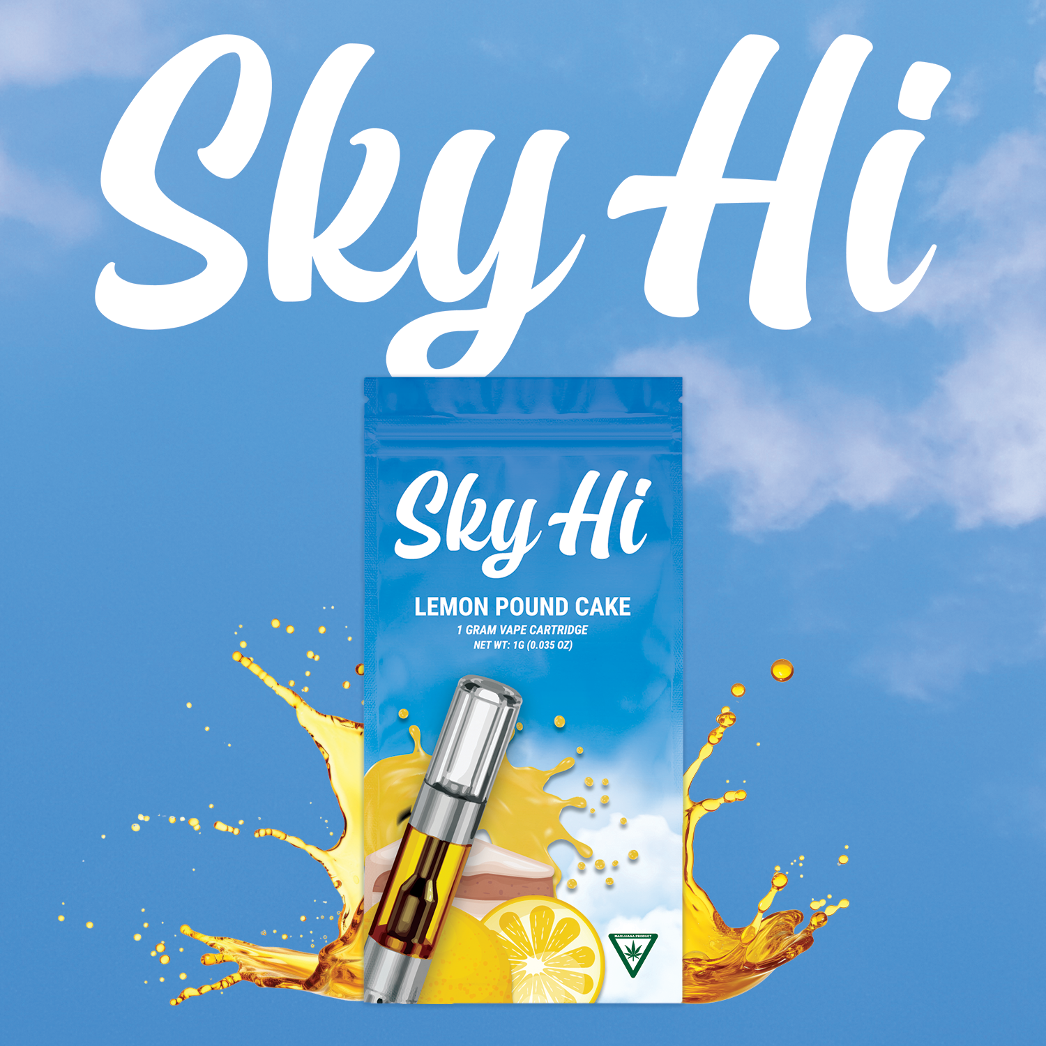 Photograph of product: Sky-HI Lemon Pound Cake 1g Cart