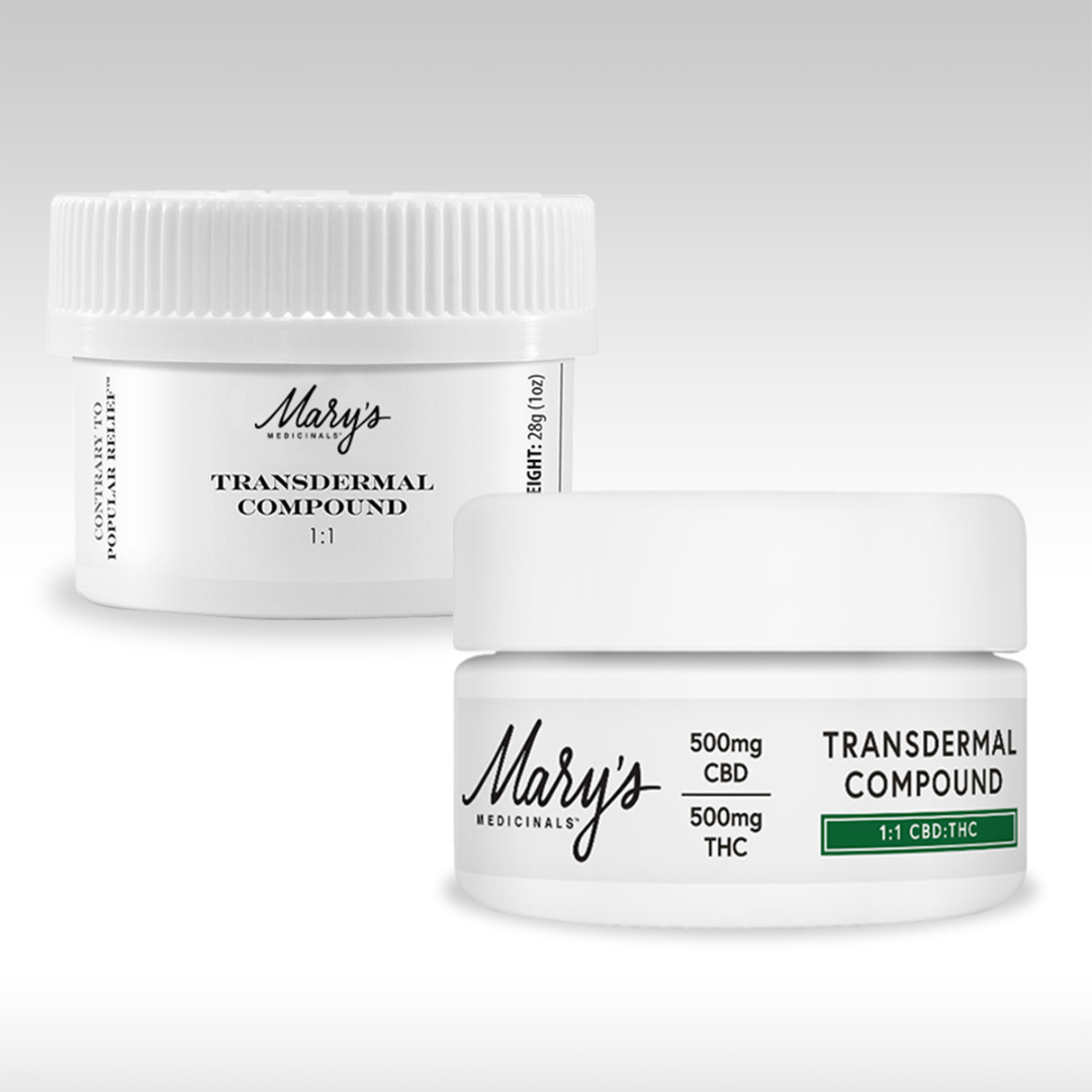 Photograph of product: Mary's Medicinals - Relief 1:1 (CBD:TH-oui) Transdermal Cream 1000mg