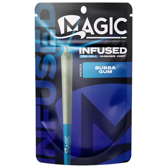 Photograph of product: Magic Bubba Gum Infused Preroll Rec