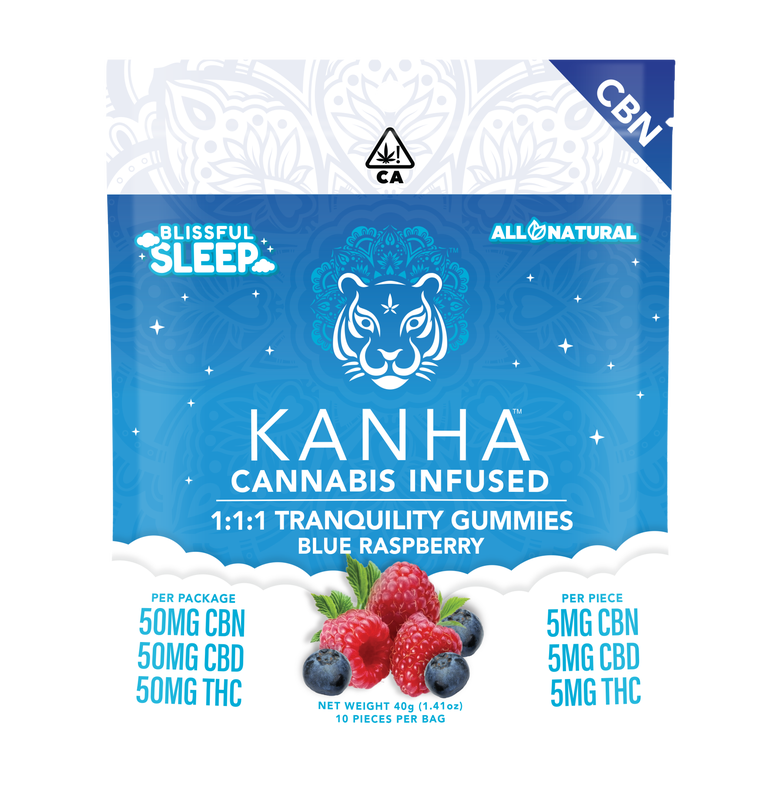 Photograph of product: Kanha Gummies Tranquility CBN