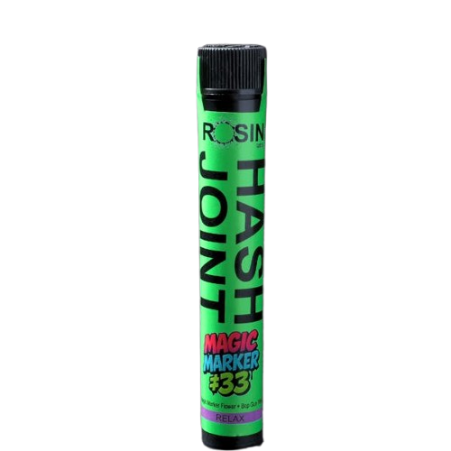 Photograph of product: Rosin Tech Labs | Magic Marker #33 au chocolat Infused Pre-Roll | 1g