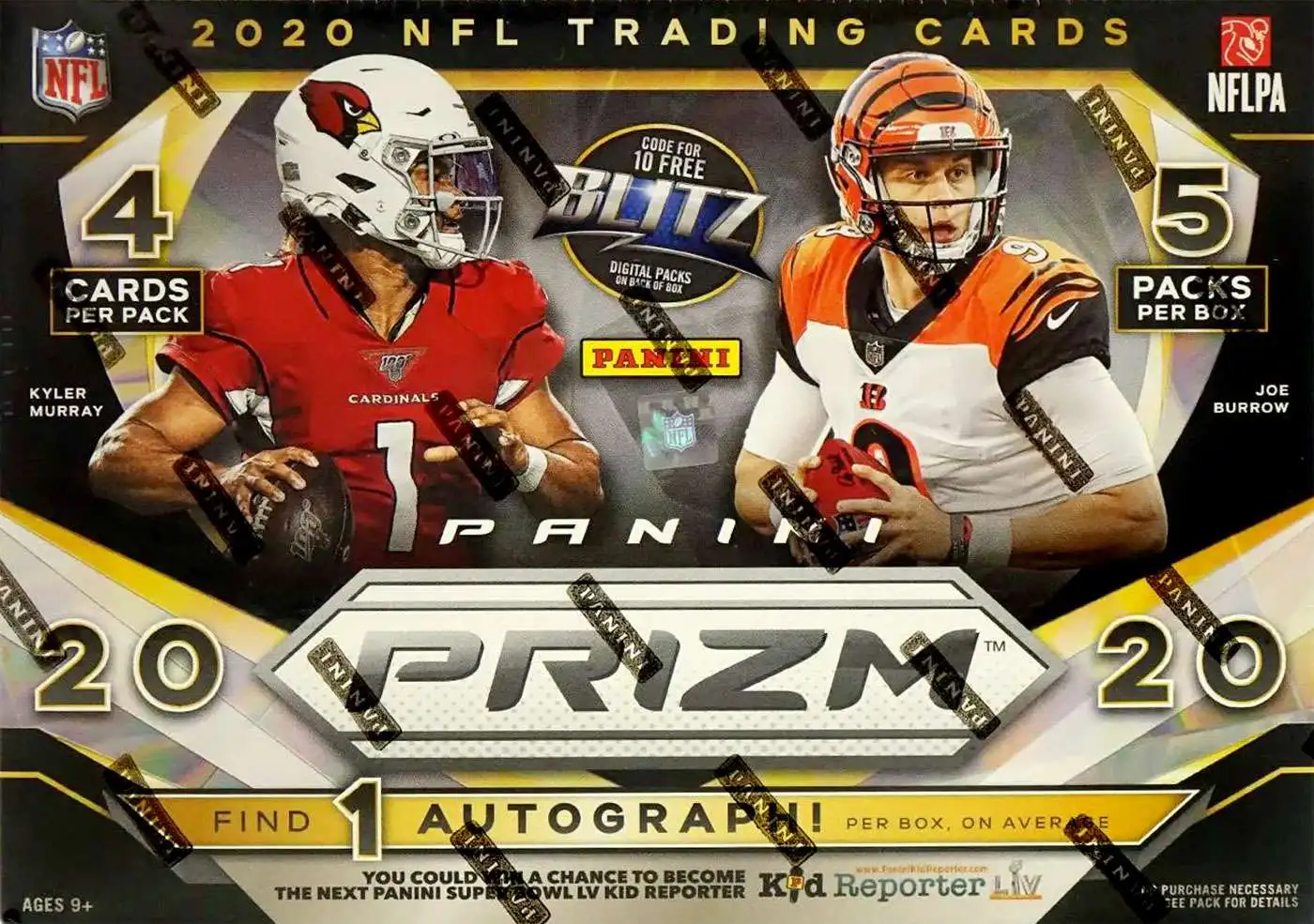 Photograph of product: Trading Cards | NFL | Mega | NFL 2020 Prizm