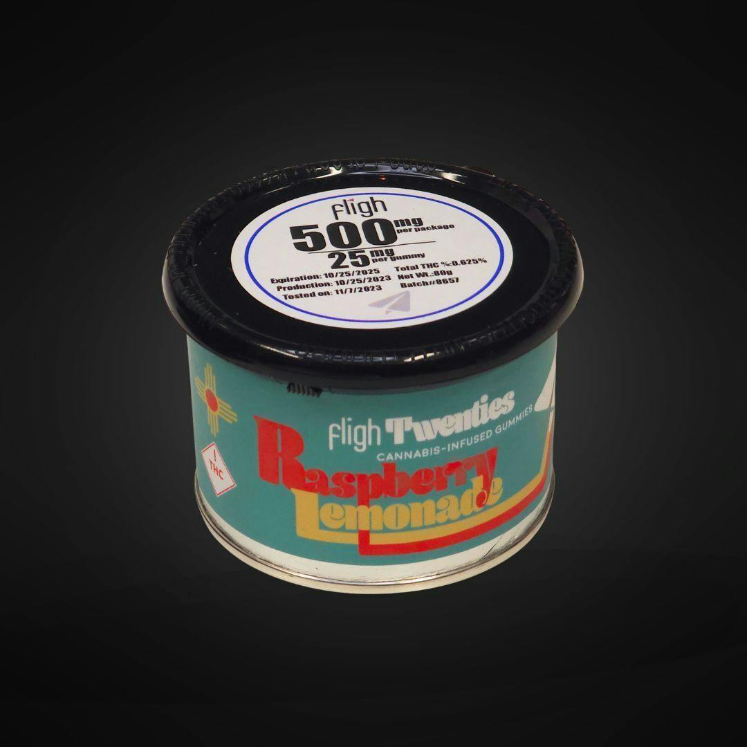 Photograph of product: Fligh - Med - Raspberry Lemonade - Gummies - 500mg