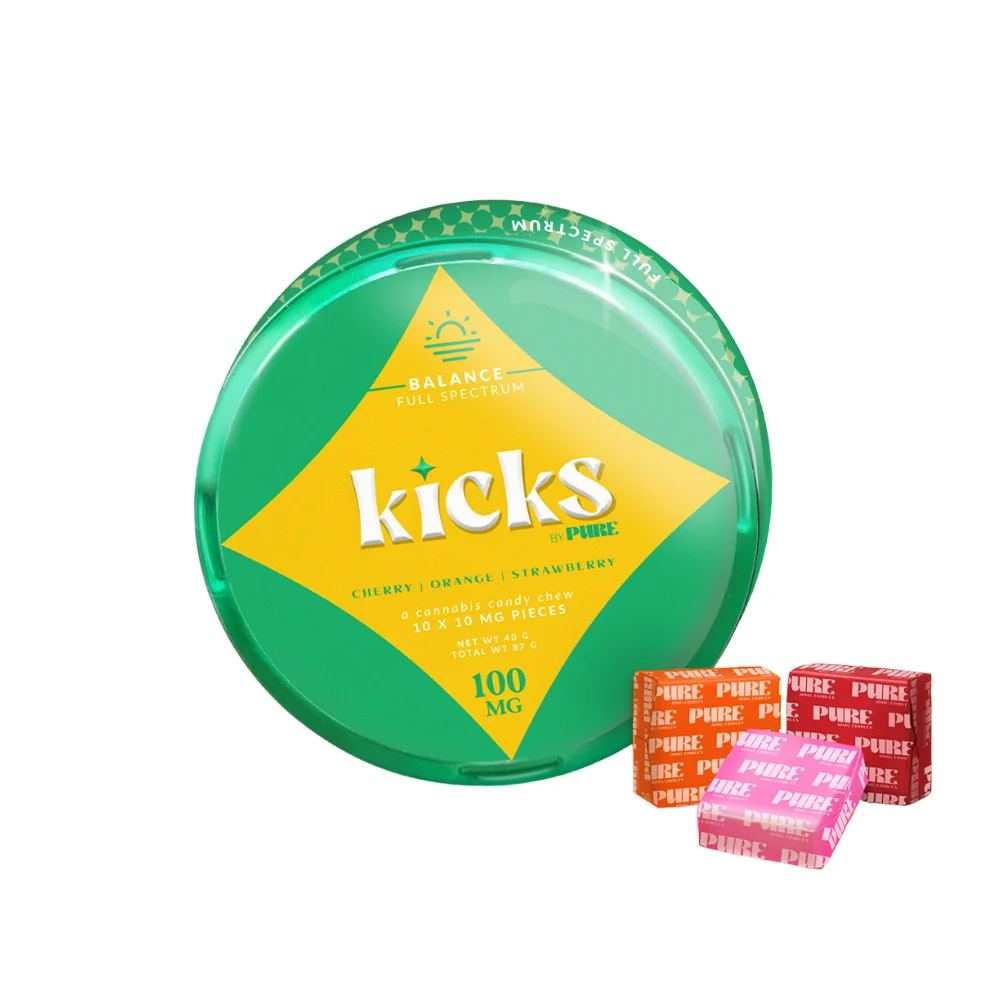 Photograph of product: Pure - KICKS - Balance Full Spectrum - 100mg