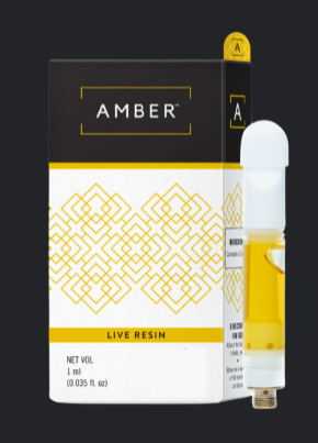 Photograph of product: CC Amber Live Resin Cart - Peking Duck .5g