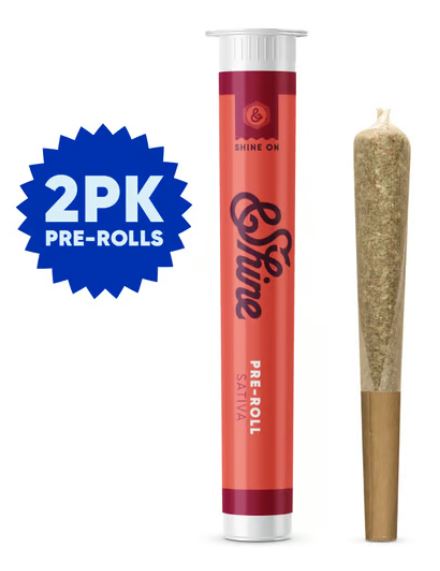 Photograph of product: 1g 2pk Lemon Fresh Pre-roll- &Shine