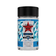 Photograph of product: Glorious Oui'd - Icewater W/Diamonds Infused Pre-Roll (3 pk) - Blue Widow