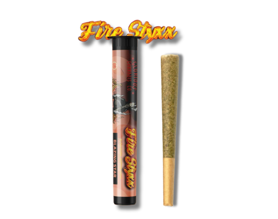 Photograph of product: BLAZING STAR | FIRE STYXX INFUSED PREROLL