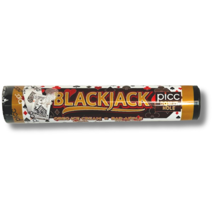 Photograph of product: Blue Moonshine x Thunder Cloud Live Resin Infused Pre Roll (Black Jack)