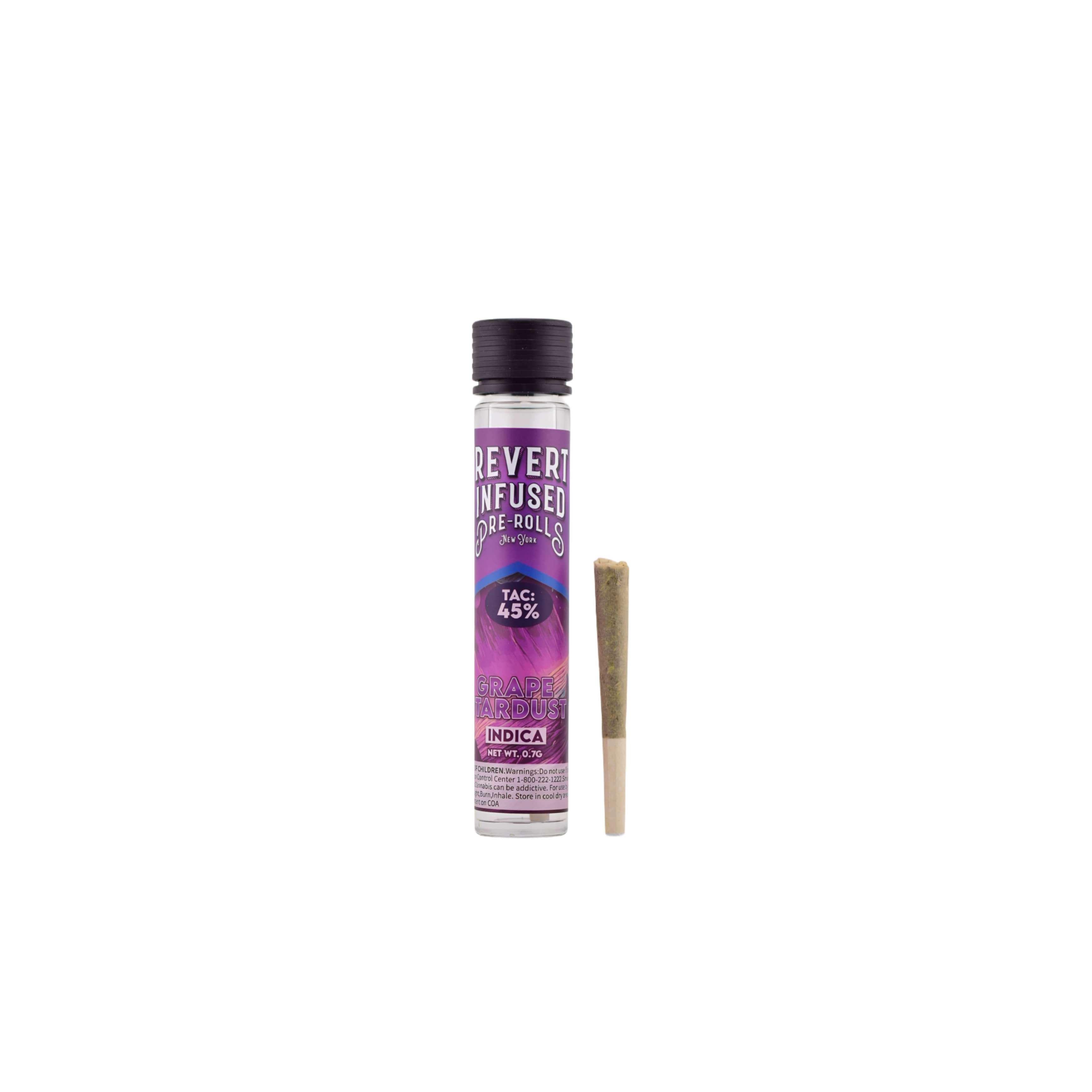 Photograph of product: Revert - Grape Stardust - Infused Preroll