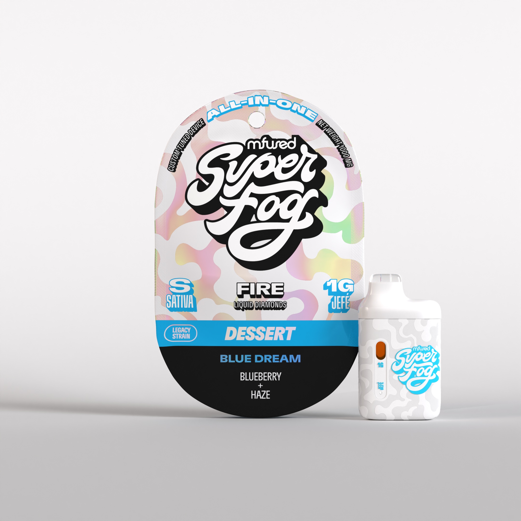 Photograph of product: Blue Dream | Live Diamonds SuperFog x 2pk